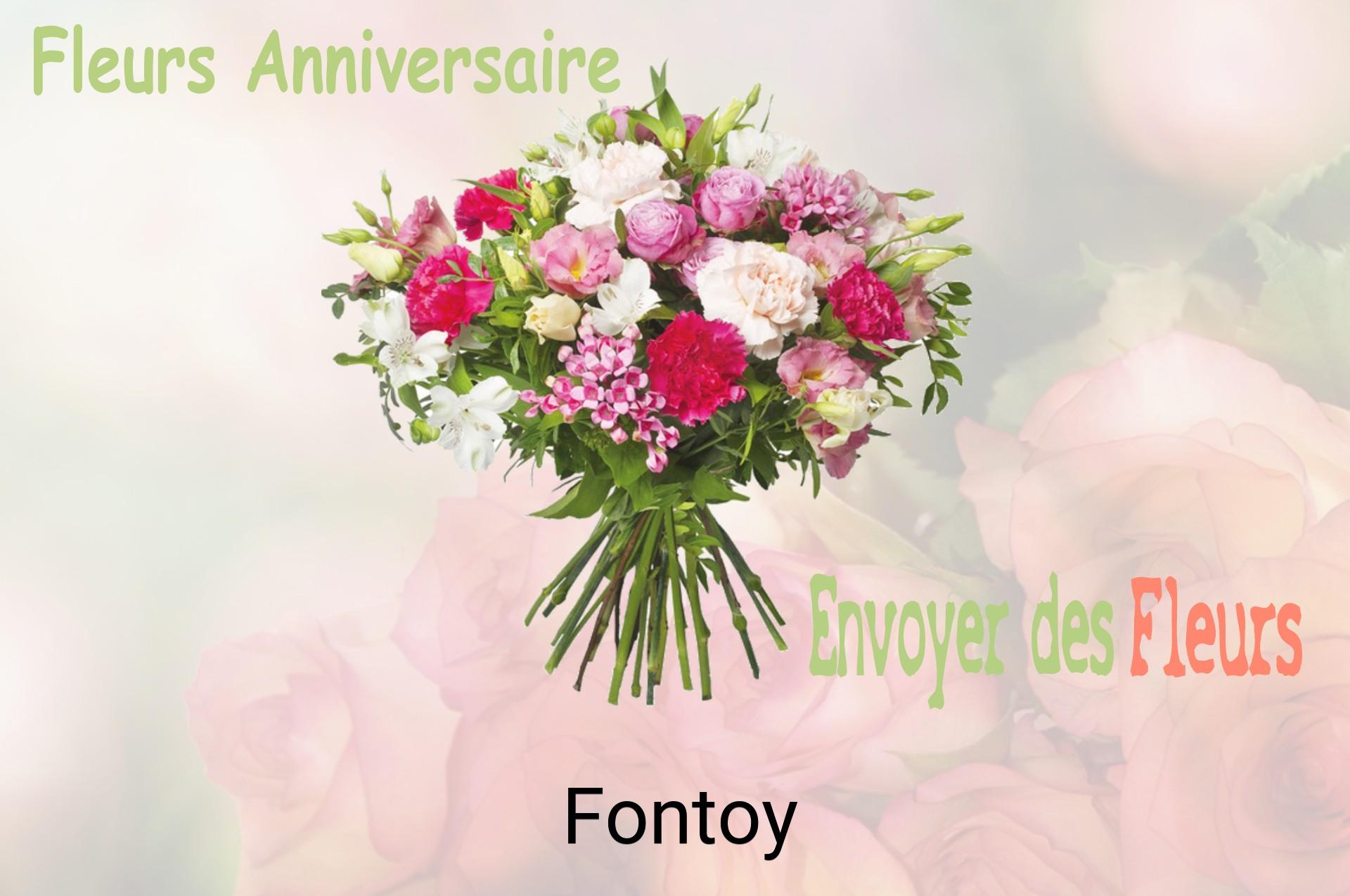 Bouquet de fleurs d’anniversaire livré à Fontoy